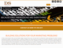 Tablet Screenshot of digitalswaginc.com